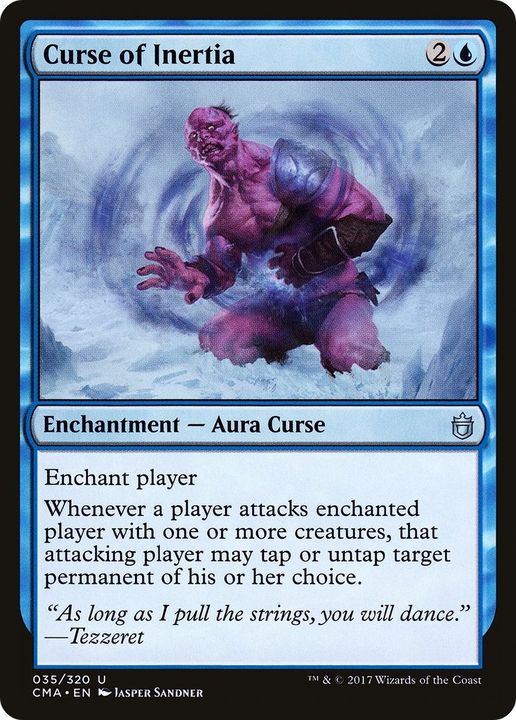 Curse of Inertia in the group Magic the Gathering / Types / Colors / Blue at Proxyprinters.com (18672)