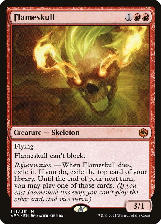 Flameskull in the group Magic the Gathering / Sets / Adventures in the Forgotten Realms at Proxyprinters.com (18677)