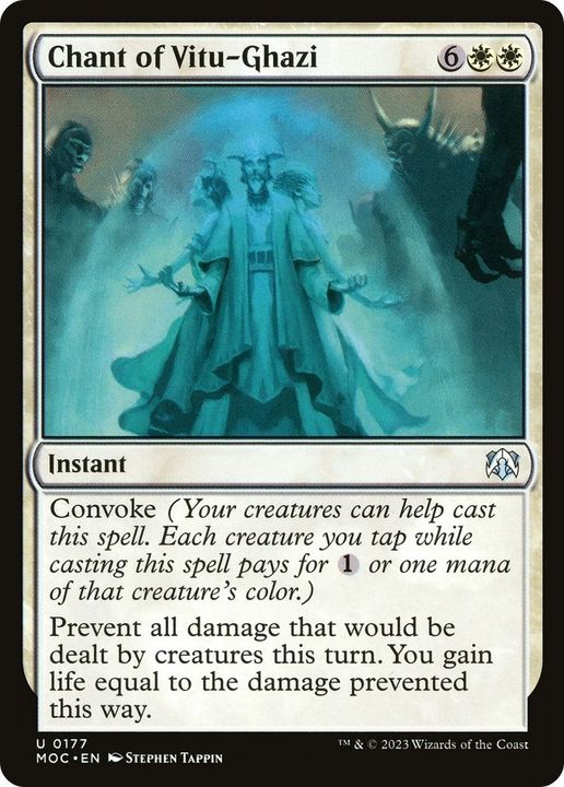 Chant of Vitu-Ghazi in the group Magic the Gathering / Sets / March of the Machine Substitute Cards at Proxyprinters.com (18697)