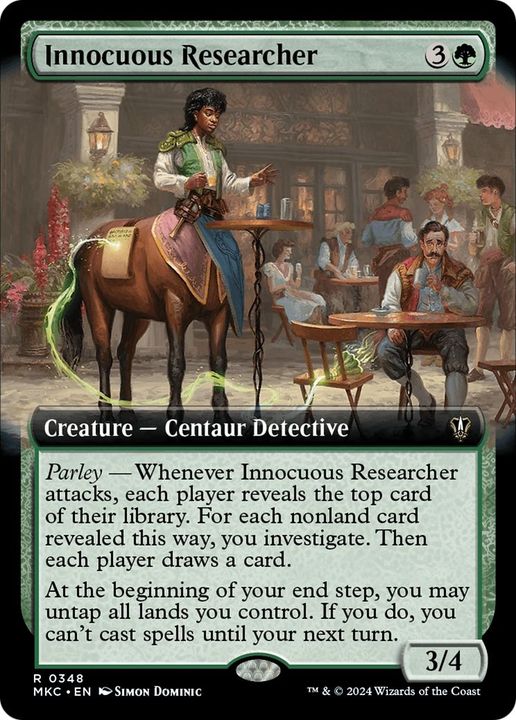 Innocuous Researcher in the group Magic the Gathering / Types / Colors / Green at Proxyprinters.com (18701)