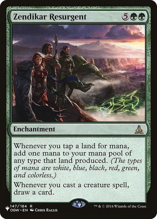 Zendikar Resurgent in the group Magic the Gathering / Types / Enchantment / Enchantment at Proxyprinters.com (18711)