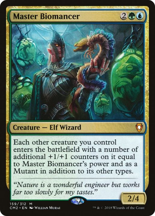 Master Biomancer in the group Magic the Gathering / Types / Colors / Multicolors / G, U at Proxyprinters.com (18716)