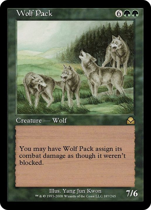 Wolf Pack in the group Magic the Gathering / Types / Colors / Green at Proxyprinters.com (18747)