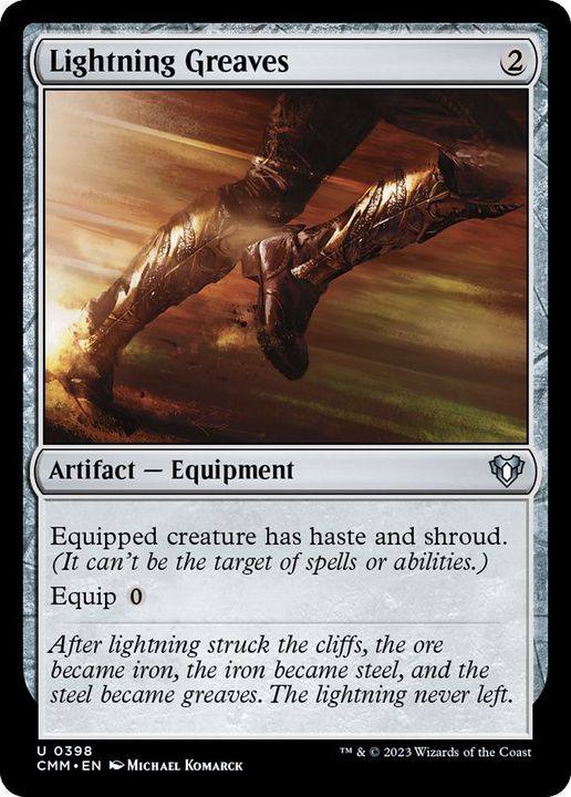 Lightning Greaves in the group Magic the Gathering / Sets / Commander Masters at Proxyprinters.com (18763)