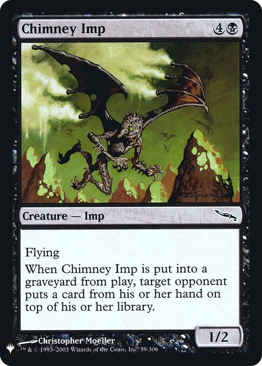 Chimney Imp in the group Magic the Gathering / Sets / The List at Proxyprinters.com (18777)