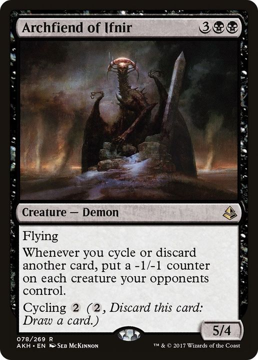 Archfiend of Ifnir in the group Magic the Gathering / Sets / Amonkhet at Proxyprinters.com (18779)