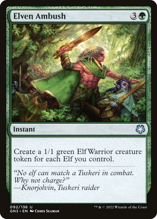 Elven Ambush in the group Magic the Gathering / Sets / Gatecrash Promos at Proxyprinters.com (18783)