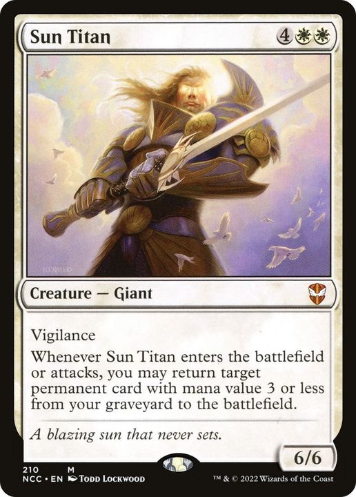 Sun Titan in the group Magic the Gathering / Types / Colors / White at Proxyprinters.com (18794)