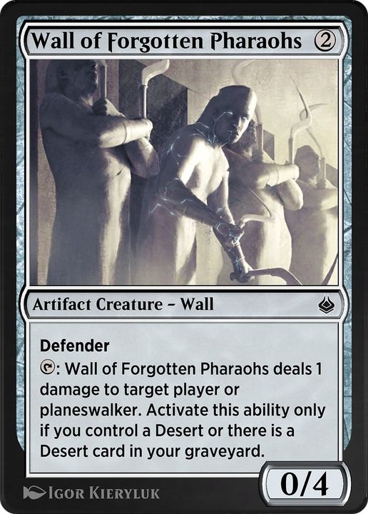 Wall of Forgotten Pharaohs in the group Magic the Gathering / Sets / Amonkhet Remastered at Proxyprinters.com (18844)