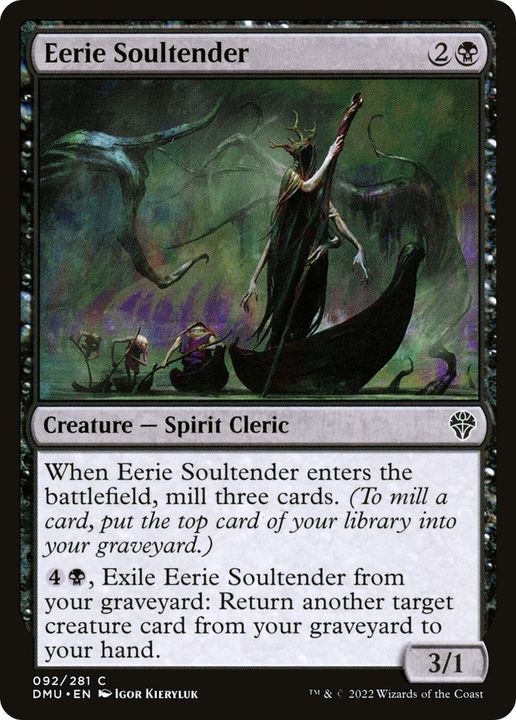 Eerie Soultender in the group Magic the Gathering / Types / Colors / Black at Proxyprinters.com (18881)