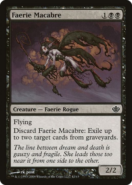 Faerie Macabre in the group Magic the Gathering / Types / Colors / Black at Proxyprinters.com (18885)