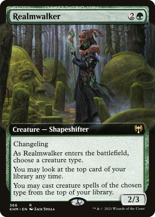 Realmwalker in the group Magic the Gathering / Types / Colors / Green at Proxyprinters.com (18891)