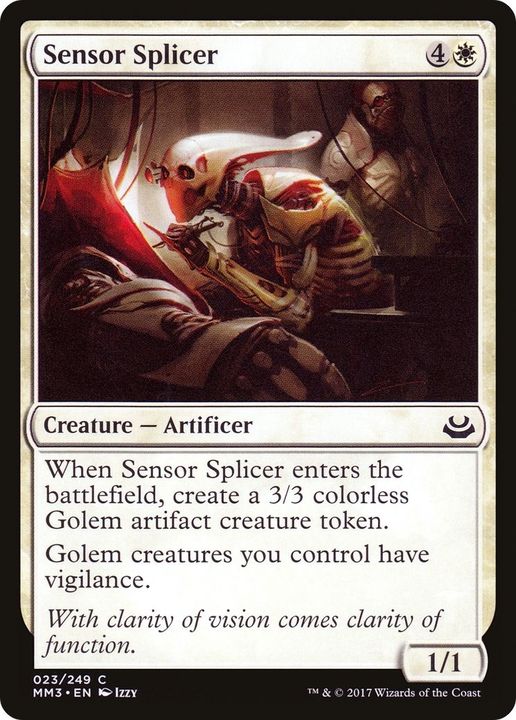 Sensor Splicer in the group Magic the Gathering / Types / Colors / White at Proxyprinters.com (18893)