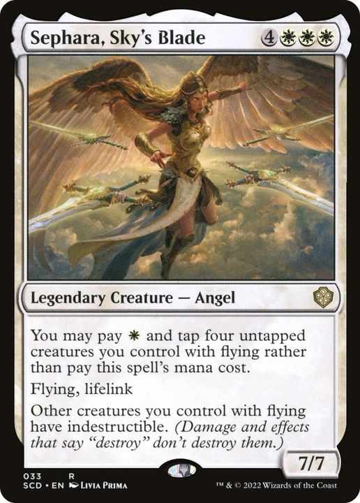 Sephara, Sky's Blade in the group Magic the Gathering / Types / Colors / White at Proxyprinters.com (18914)