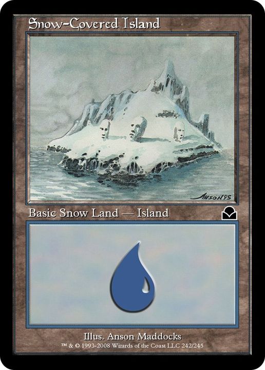 Snow-Covered Island in the group Magic the Gathering / Types / Land / Island at Proxyprinters.com (18936)