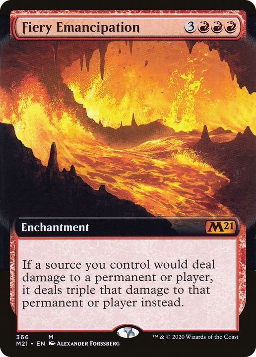 Fiery Emancipation in the group Magic the Gathering / Types / Enchantment / Enchantment at Proxyprinters.com (18956)