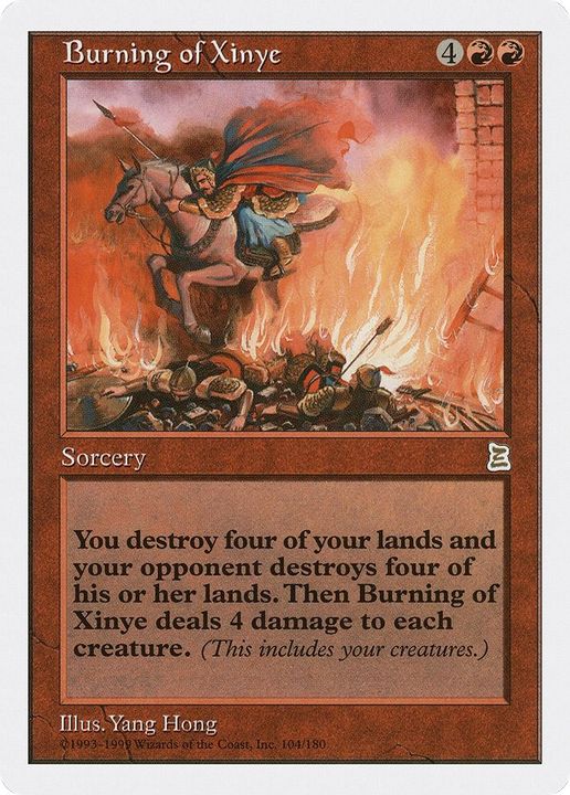 Burning of Xinye in the group Magic the Gathering / Sets / Portal Three Kingdoms at Proxyprinters.com (18967)