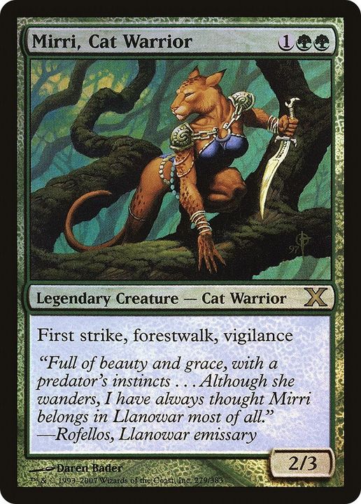 Mirri, Cat Warrior in the group Magic the Gathering / Sets / Tenth Edition at Proxyprinters.com (18971)