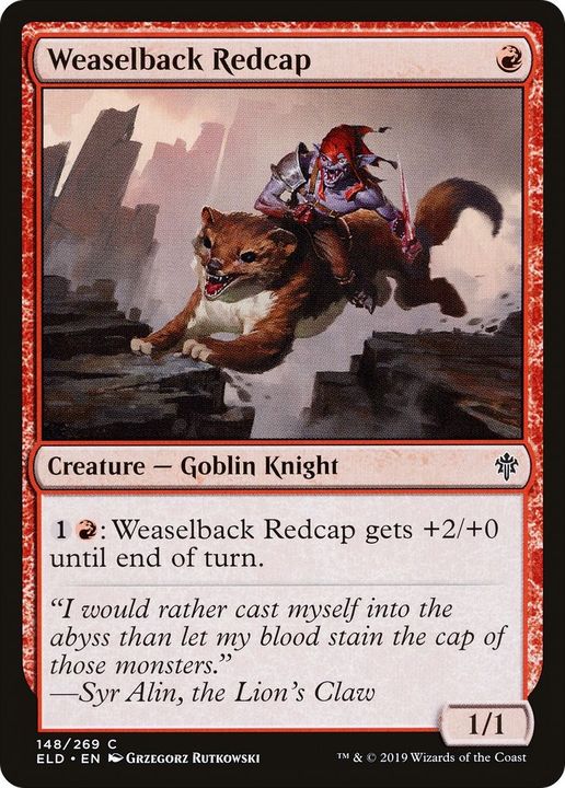 Weaselback Redcap in the group Magic the Gathering / Types / Creatures / Goblin at Proxyprinters.com (18975)