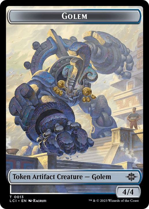 Golem in the group Magic the Gathering / Sets / The Lost Caverns of Ixalan Tokens at Proxyprinters.com (18977)