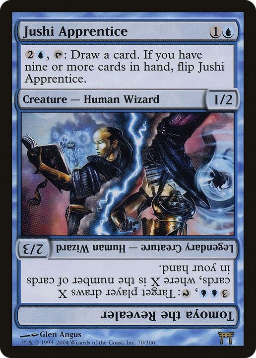 Jushi Apprentice // Tomoya the Revealer in the group Magic the Gathering / Types / Creatures / Wizard at Proxyprinters.com (18978)