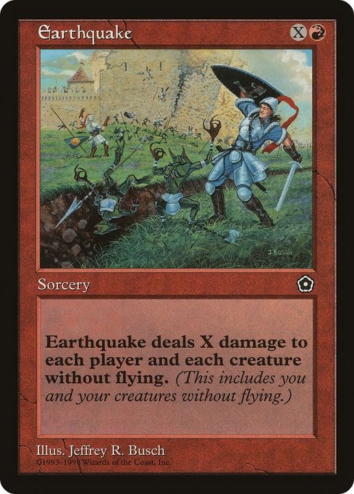 Earthquake in the group Magic the Gathering / Types / Colors / Red at Proxyprinters.com (1898)