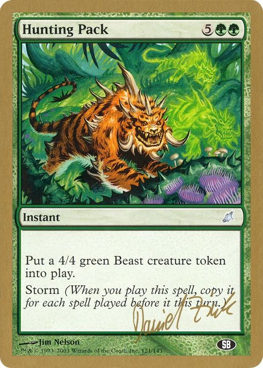 Hunting Pack in the group Magic the Gathering / Types / Colors / Green at Proxyprinters.com (19001)