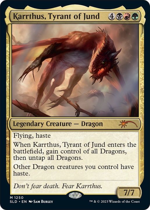 Karrthus, Tyrant of Jund in the group Magic the Gathering / Sets / Secret Lair / Secret Lair Drop at Proxyprinters.com (19008)