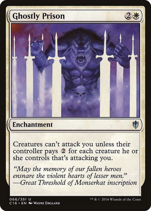 Ghostly Prison in the group Magic the Gathering / Types / Enchantment / Enchantment at Proxyprinters.com (19041)