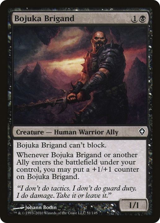 Bojuka Brigand in the group Magic the Gathering / Sets / Worldwake at Proxyprinters.com (19055)