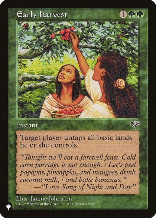 Early Harvest in the group Magic the Gathering / Sets / The List at Proxyprinters.com (19118)