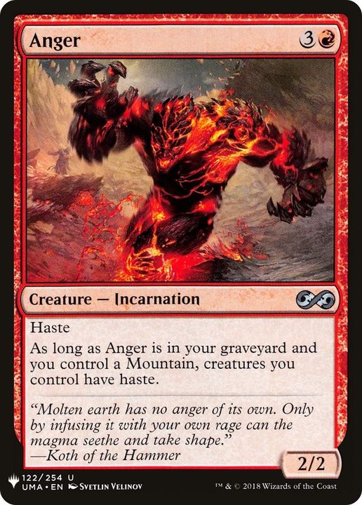 Anger in the group Magic the Gathering / Types / Colors / Red at Proxyprinters.com (19122)