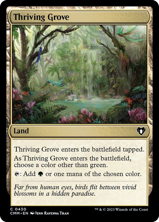 Thriving Grove in the group Magic the Gathering / Sets / Commander Masters at Proxyprinters.com (19195)