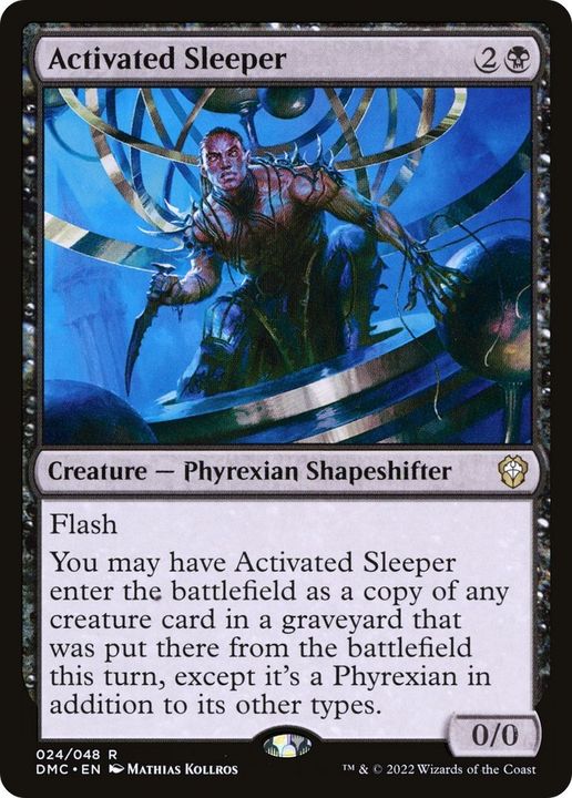 Activated Sleeper in the group Magic the Gathering / Types / Colors / Black at Proxyprinters.com (19200)