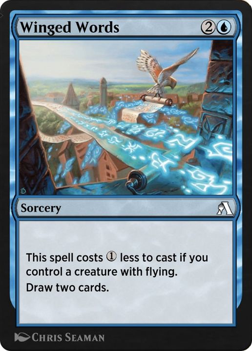 Winged Words in the group Magic the Gathering / Sets / Arena Beginner Set at Proxyprinters.com (19220)