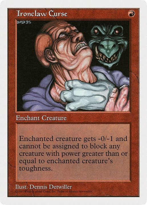 Ironclaw Curse in the group Magic the Gathering / Types / Colors / Red at Proxyprinters.com (19268)