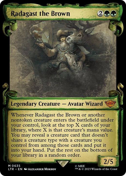 Radagast the Brown in the group Magic the Gathering / Types / Creatures / Wizard at Proxyprinters.com (1928)