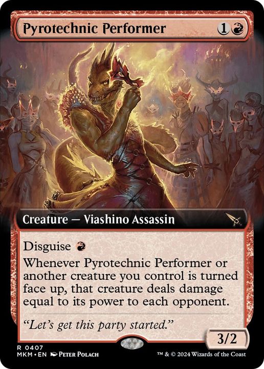 Pyrotechnic Performer in the group Magic the Gathering / Types / Colors / Red at Proxyprinters.com (19295)