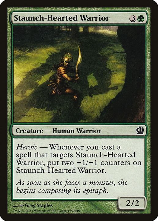 Staunch-Hearted Warrior in the group Magic the Gathering / Types / Creatures / Warrior at Proxyprinters.com (19305)