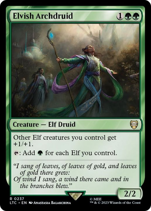 Elvish Archdruid in the group Magic the Gathering / Types / Creatures / Elf at Proxyprinters.com (19306)