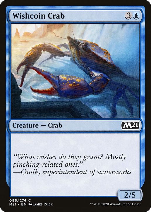 Wishcoin Crab in the group Magic the Gathering / Types / Colors / Blue at Proxyprinters.com (19308)