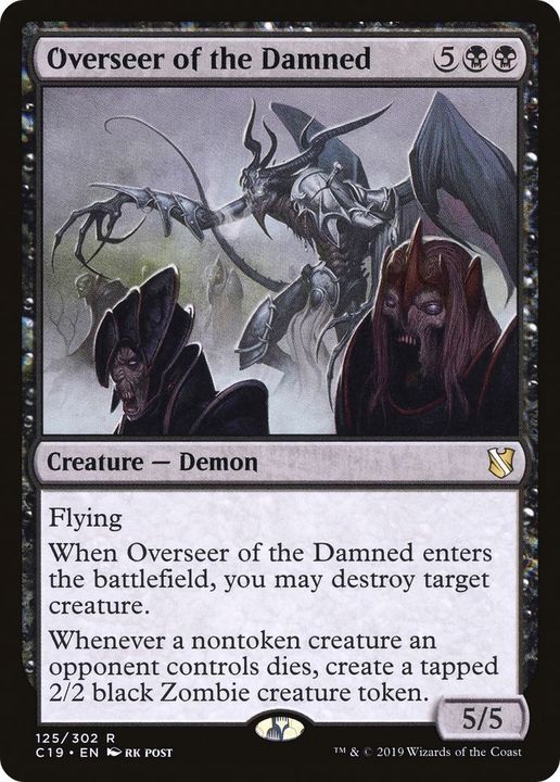 Overseer of the Damned in the group Magic the Gathering / Sets / Commander 2019 at Proxyprinters.com (1931)