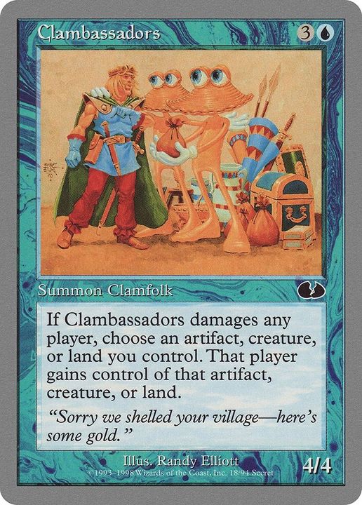 Clambassadors in the group Magic the Gathering / Types / Colors / Blue at Proxyprinters.com (19330)