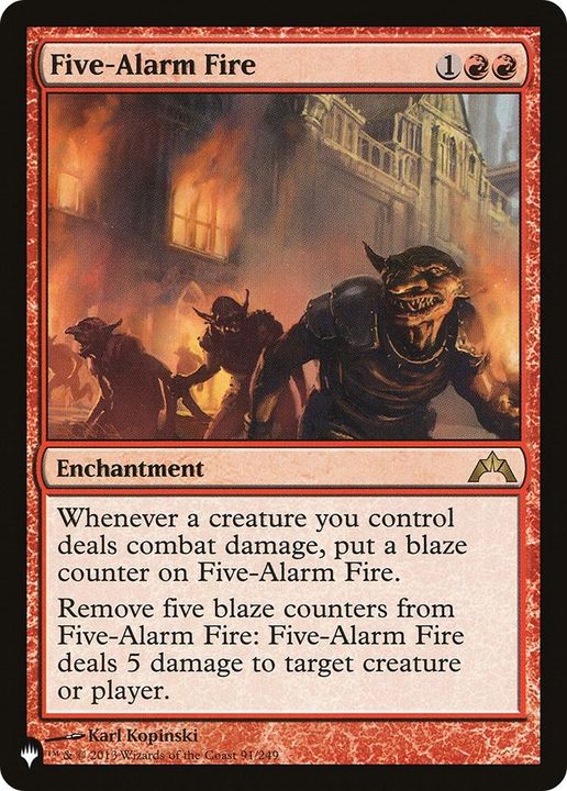 Five-Alarm Fire in the group Magic the Gathering / Types / Enchantment / Enchantment at Proxyprinters.com (19339)