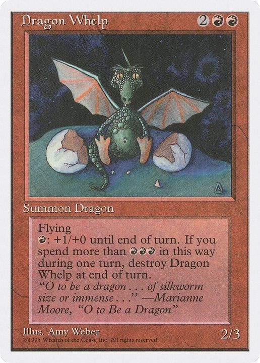 Dragon Whelp in the group Magic the Gathering / Types / Colors / Red at Proxyprinters.com (19340)