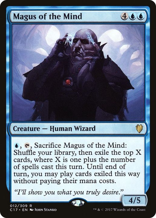 Magus of the Mind in the group Magic the Gathering / Types / Creatures / Wizard at Proxyprinters.com (19342)