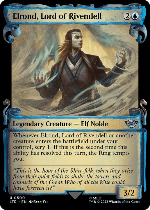 Elrond, Lord of Rivendell in the group Magic the Gathering / Types / Creatures / Elf at Proxyprinters.com (19345)