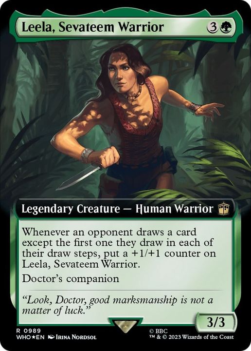 Leela, Sevateem Warrior in the group Magic the Gathering / Types / Creatures / Warrior at Proxyprinters.com (19349)