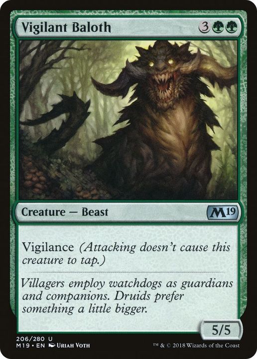 Vigilant Baloth in the group Magic the Gathering / Sets / Core Set 2019 at Proxyprinters.com (19363)