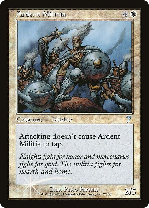 Ardent Militia in the group Magic the Gathering / Types / Creatures / Human at Proxyprinters.com (19371)